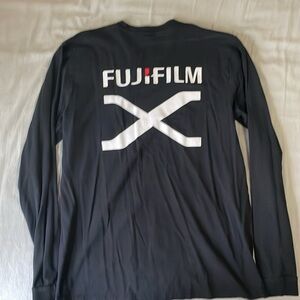 Fujifilm black long sleeve shirt